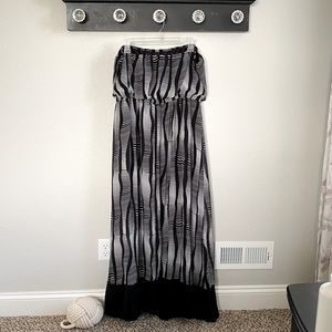 Forever 21 plus strapless maxi